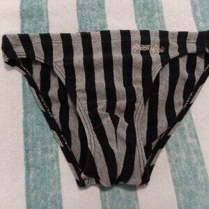 (*) VINTAGE JAPANESE "SPORTS AFIELD" Striped SWIM BRIEF, SIZE "M" - Pre-Owned